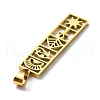 304 Stainless Steel Pendants STAS-D036-14A-G-2