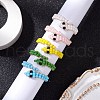 Glass Seed Bead Finger Rings RJEW-JR00875-01-1