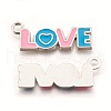 Alloy Enamel Pendants ENAM-P070-2-2