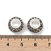 Alloy Rhinestone Clay Pave Beads ALRI-D300-03S-09-3