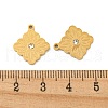 Ion Plating(IP) 304 Stainless Steel Pendants STAS-S135-13G-3
