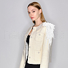 2 Pairs 2 Style Angel Wing Polyester Embroidery Lace Appliques DIY-FG0003-89B-7