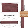 Gorgecraft 20 Yards Polyester Non-Slip Silicone Gripper Band OCOR-GF0003-94A-2