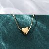 304 Stainless Steel Heart Pendant Necklaces NJEW-R026-22G-2