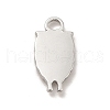 Non-Tarnish 304 Stainless Steel Pendants STAS-I197-010P-3