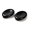 Natural Obsidian Oval Worry Stone G-R487-01H-3