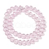 Transparent Glass Beads Strands GLAA-H038-01I-2