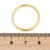 Simple Brass Finger Rings for Women RJEW-G343-12G-5