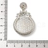 Dyed Natural Green Chalcedony Pendants G-S001-03P-4