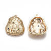 Brass Pendants KK-T038-349G-2