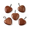 Synthetic Goldstone Pendants G-G956-B15-FF-2