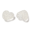 Drusy Heart Resin Rhinestone Beads RESI-C038-01L-2