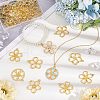 Olycraft Alloy Open Back Bezel Pendants PALLOY-OC0002-11G-RS-6
