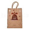 Christmas Theme Hot Stamping Rectangle Paper Bags CARB-F011-02C-3