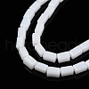 Opaque Solid Color Glass Beads Strands GLAA-N052-03-A18-3