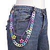 Macaron Color Star Acrylic Double Layer Chain Belts for Pants FS-WG9A655-04-1