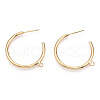 Brass Stud Earring Findings KK-S345-031-2