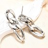 Non-Tarnish 304 Stainless Steel Stud Earrings EJEW-D095-23P-1