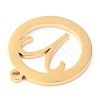 304 Stainless Steel Pendants STAS-O142-70G-K-3