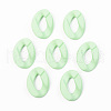 Opaque Spray Painted Acrylic Linking Rings OACR-T024-01-I06-1