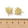 Brass Micro Pave Cubic Zirconia Peg Bails FIND-C045-05G-3