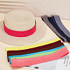 12Pcs 12 Colors Elastic Adjustable Hat Sweatband DIY-AB00023-3
