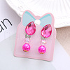 Alloy Plastic Clip-on Earrings for Kid WG21FF0-30-1