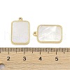 Natural Shell Pendants STAS-P366-11G-3