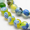 Natural Fire Crackle Agate Bead Strands X-G-K166-06F-10mm-08-3