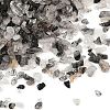 Natural Tourmalinated Quartz/Black Rutilated Quartz Beads G-U032-A04-1