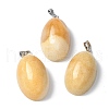 Natural Topaz Jade Pendants G-A259-03P-03-1