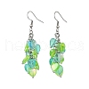 Heart Transparent Acrylic Dangle Earrings EJEW-JE06365-01-2