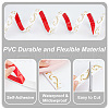 PVC Flowers Pattern Mirror Self-adhesive Sticker FIND-WH0152-356B-3