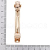 Stainless Steel Hair Barrette Findings X-OHAR-PW0001-198KCG-D-3