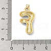 Alloy Enamel Pendants ENAM-S023-01G-F-4