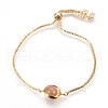 Natural Strawberry Quartz Bracelets Sets BJEW-JB03913-01-4