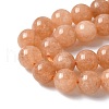 Natural White Jade Beads Strands G-F364-11-8mm-2-3