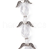 Angel Fairy Shape Electroplate Transparent Glass Beads Strands AJEW-JB01172-01-1