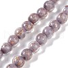 Handmade Gold Sand Lampwork Beads LAMP-Z009-01L-1