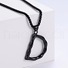 Stylish Stainless Steel Initial Pendant Necklaces SR1473-4-1