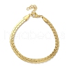 304 Stainless Steel Snake Link Chain Bracelets for Women BJEW-F488-22G-4