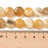 Natural Yellow Botswana Agate Beads Strands G-F790-H04-01-5