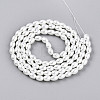 Baking Painted Pearlized Glass Pearl Bead Strands HY-T002-01A-01-1