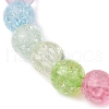 Kids Round Acrylic Beaded Stretch Bracelets BJEW-JB11558-05-3