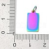 Ion Plating(IP) 304 Stainless Steel Pendants STAS-I311-31C-RC-3