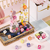 SUNNYCLUE 30Pcs Opaque Acrylic Beads OACR-SC0001-84-4