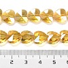 Electroplate Glass Beads Strands EGLA-B004-01A-AB01-4