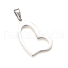 Tarnish Resistant 304 Stainless Steel Pendants STAS-I135-33P-1