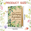 SUPERDANT 1 Set Wooden 2-Ring Loose Leaf Binder Postcard Phote Album Cover DIY-SD0002-03A-2