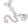 Alloy Star Charms Braclets BJEW-JB10230-4